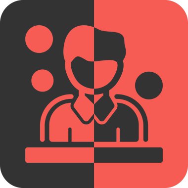 iş yönetimi simgesi, vektör illüstrasyonu