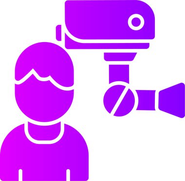 Gözetleme basit düz çizim