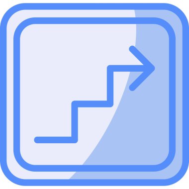 Modern bir simgenin vektör illüstrasyonu