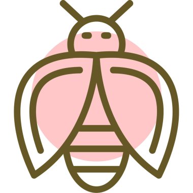 Böcek Simgesi, Vektör illüstrasyonu