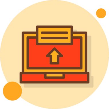 Modern bir simgenin vektör illüstrasyonu