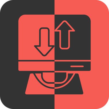 Basit gönderme vektör simgesi