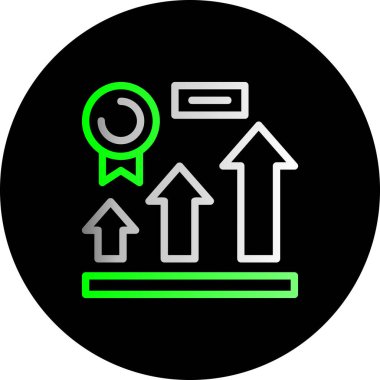 ok yukarı simgesi, özet biçimi