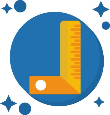 cetvel simgesi çizimi