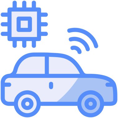 Araba. Web simgesi basit illüstrasyon