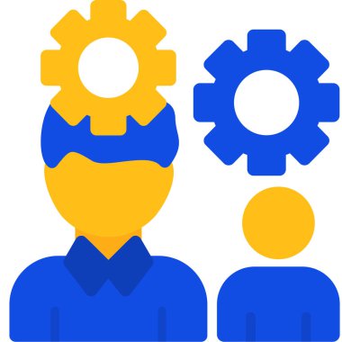 dişli iş insanları simgesi