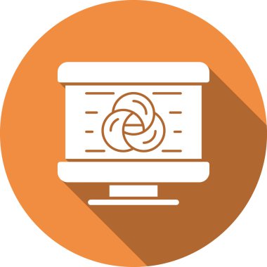 seo modern simgesinin vektör illüstrasyonu