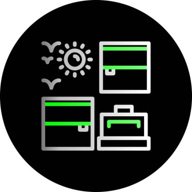 Kişisel ve Ticari Kullanım İçin Evrensel 2 Simge...