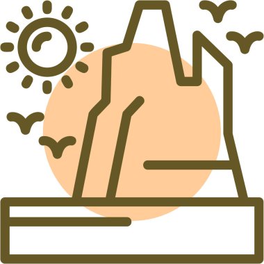 Bir ev simgesinin vektör illüstrasyonu