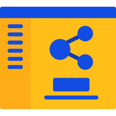 Ağ web simge vektör çizim