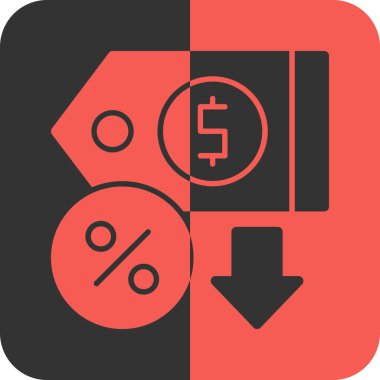 iş grafiği finans simgesi doldurulmuş özet biçimi