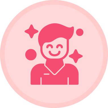 avatar. Web simgesi basit illüstrasyon