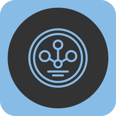 Devre kartı yuvarlanmış kare düğme