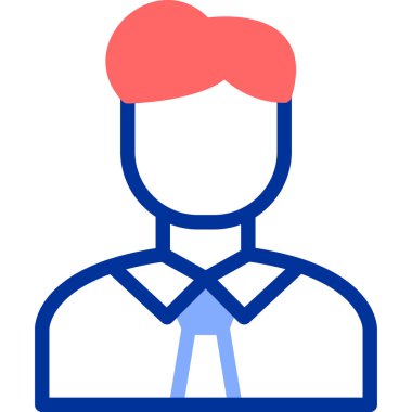 Adamım. Web simgesi basit illüstrasyon