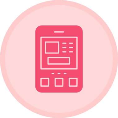 cep telefonu vektör simgesi