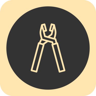 Tek izole edilmiş dikiş simgesinin vektör illüstrasyonu