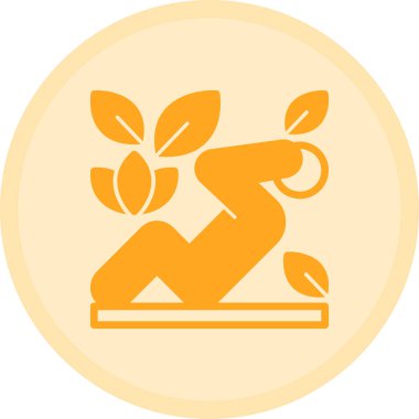 Bir çiçeğin vektör illüstrasyonu