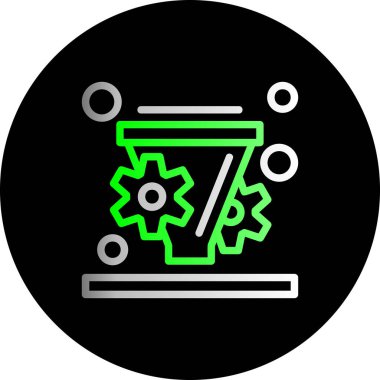 Vektör seo simgesi illüstrasyonu