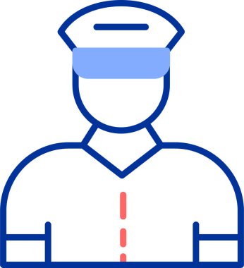 avatar. Web simgesi basit illüstrasyon