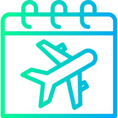 Havaalanı ikonu. özet vektör illüstrasyonu