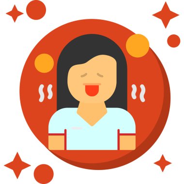 insanlar için düz simge, vektör illüstrasyonu