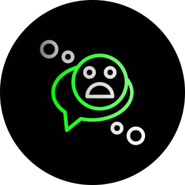 konuşma balonu simgesi, vektör illüstrasyonu