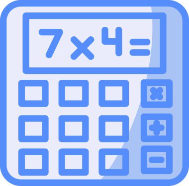 Hesap makinesi matematik simgesi - taslak biçimi