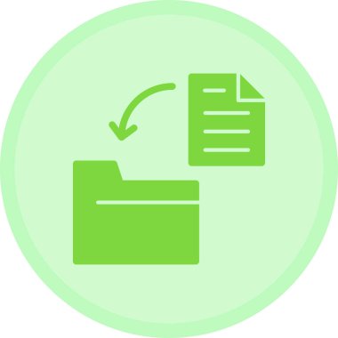 dosya biçimi simgesi, vektör illüstrasyonu