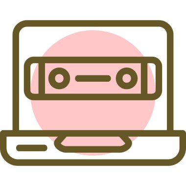 Vektör illüstrasyonu, simge ögesi arkaplanı