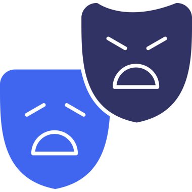 Kızgın surat. Basit tasarım