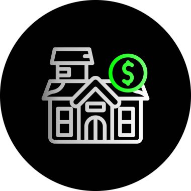 ev simgesi vektör illüstrasyonu