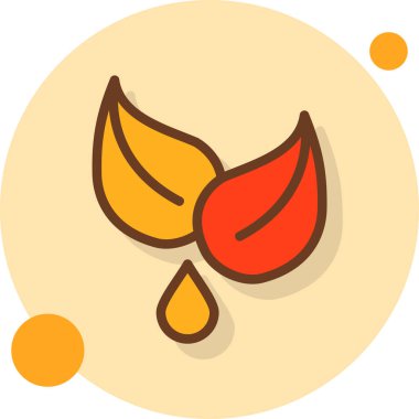 Kahve çekirdeği ikonu düz stil içecek.