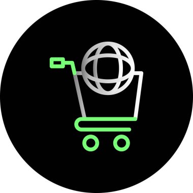 Resimde alışveriş sepeti simgesini