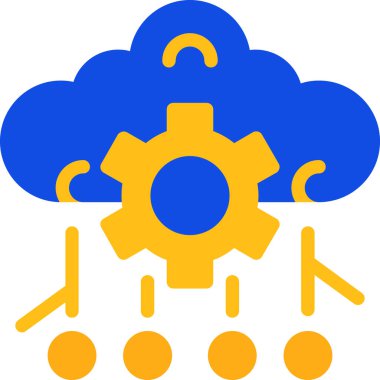 bulut hesaplama ağı simgesi