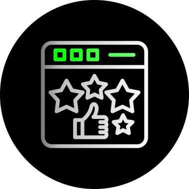 Eşsiz Vektör Kabartma Simgesi