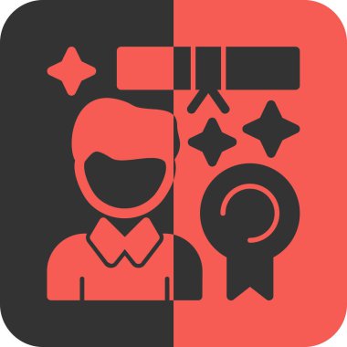 Bir insan simgesinin vektör illüstrasyonu