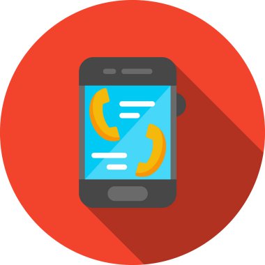 Arama düz vektör simgesi