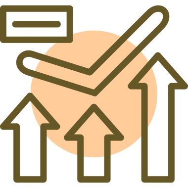 Yön ok simgesi. vektör illüstrasyonu