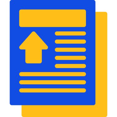 belge dosya simgesi düz biçimli