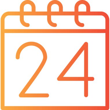 Takvim. Web simgesi basit illüstrasyon