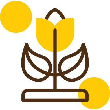 bitki simgesi vektör illüstrasyonu