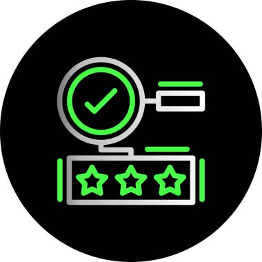 Tik simgesi ile yıldızı kontrol et