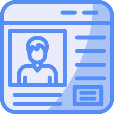 kimlik kartı simgesi