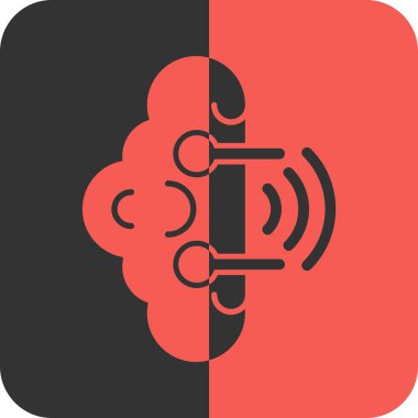 Tek bir kablosuz simgenin vektör illüstrasyonu