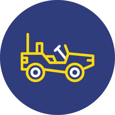 Modern oto tamir simgesinin vektör illüstrasyonu