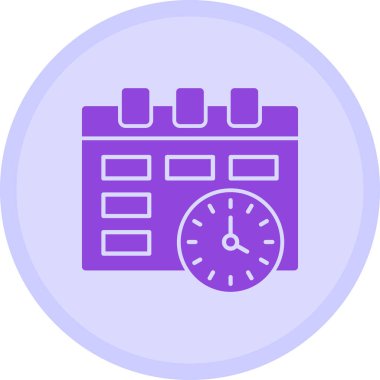 Takvim. Web simgesi basit illüstrasyon