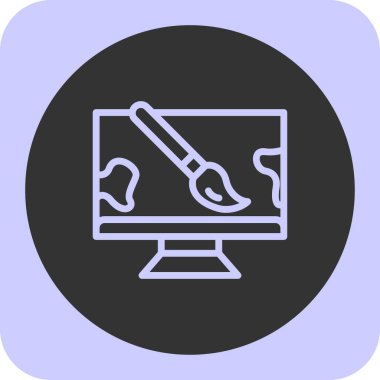 seo modern simgesinin vektör illüstrasyonu