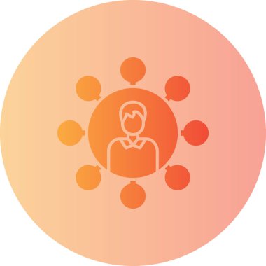 İş ve finans ikonu kavramının vektör illüstrasyonu