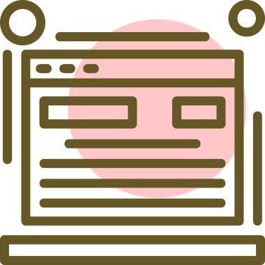 seo modern simgesinin vektör illüstrasyonu