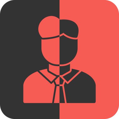 avatar erkek simgesi düz stil